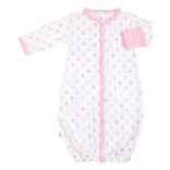 Paty Paty Pink Dots Pima Converter Gown