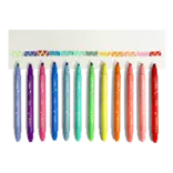 Ooly Ooly Switch-Eroo Sparkle Glittery Color Changing Markers - Set of 12