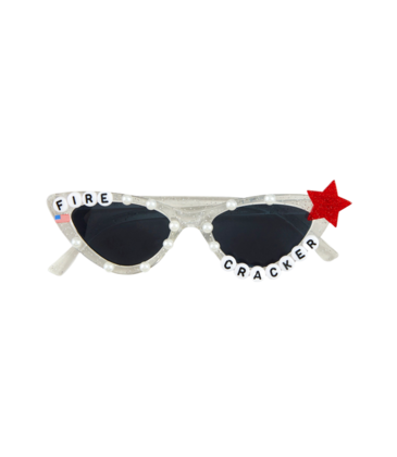 Mud Pie Mud Pie White Patriotic Sunglasses