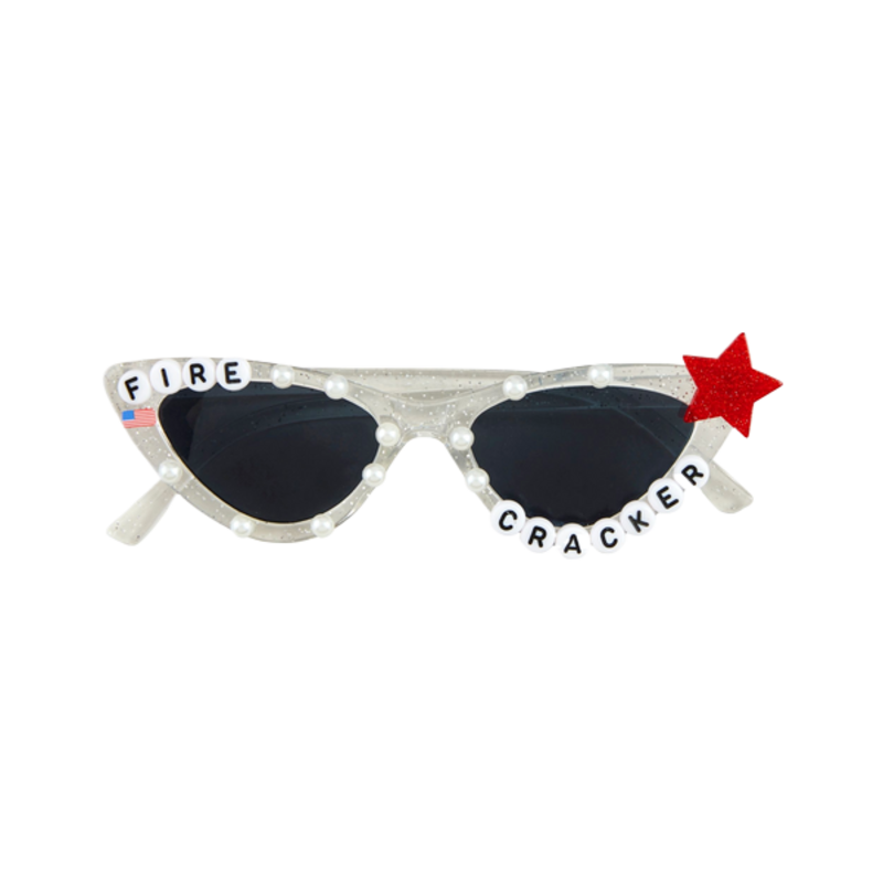 Mud Pie Mud Pie White Patriotic Sunglasses