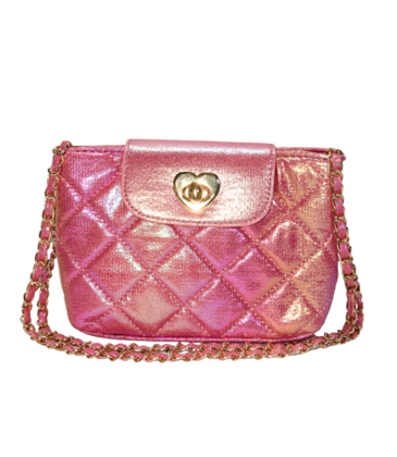 Carrying Kind Carrying Kind Paige Metallic Pink Purse