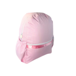 Mint Mint Wipe Clean Medium Backpack w/ Pockets - Pink Preppy Stripe