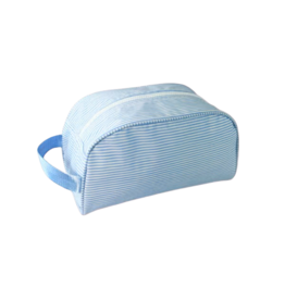 Mint Mint Wipe Clean Traveler - Baby Blue Preppy Stripe