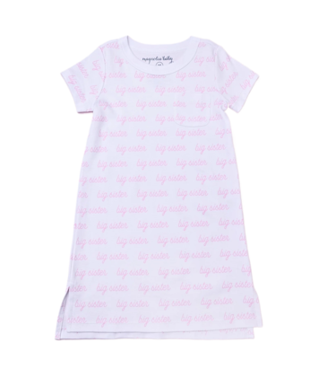 Magnolia Baby Magnolia Baby Big Sister Short Sleeve Nightdress