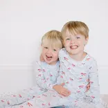 The Uptown Baby The Uptown Baby Airplane Pajama Set