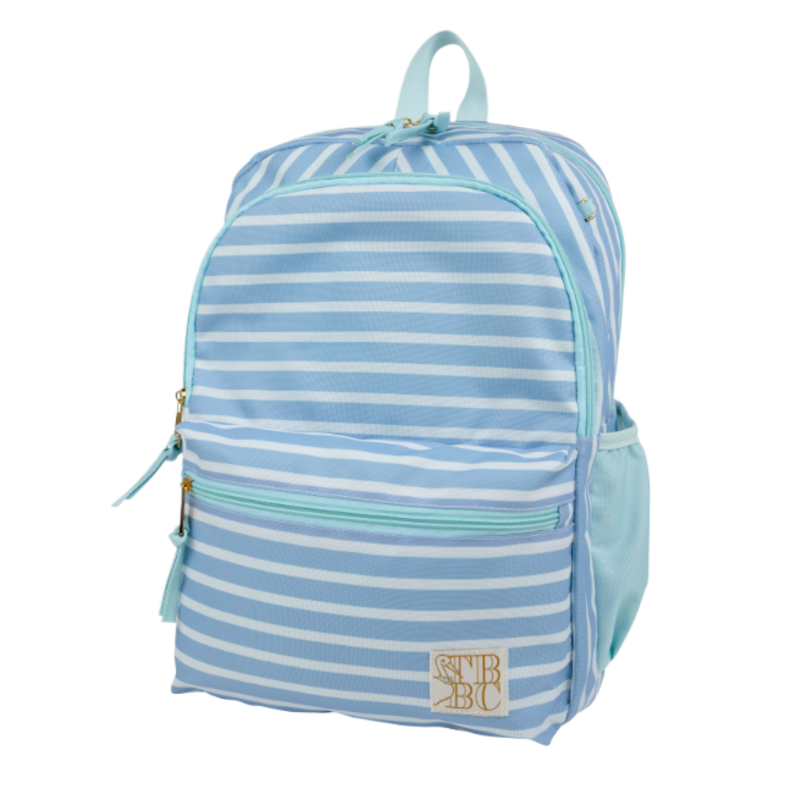 The Beaufort Bonnet Company TBBC Backpack - Sarasota Sky Stripe/Sea Island Seafoam
