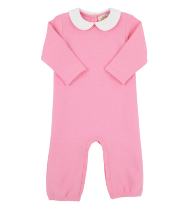 The Beaufort Bonnet Company TBBC Poppy Dell Playsuit - Hamptons Hot Pink