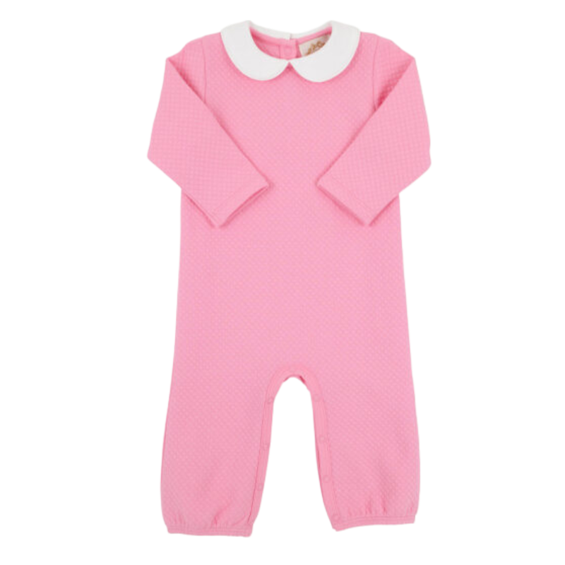 The Beaufort Bonnet Company TBBC Poppy Dell Playsuit - Hamptons Hot Pink