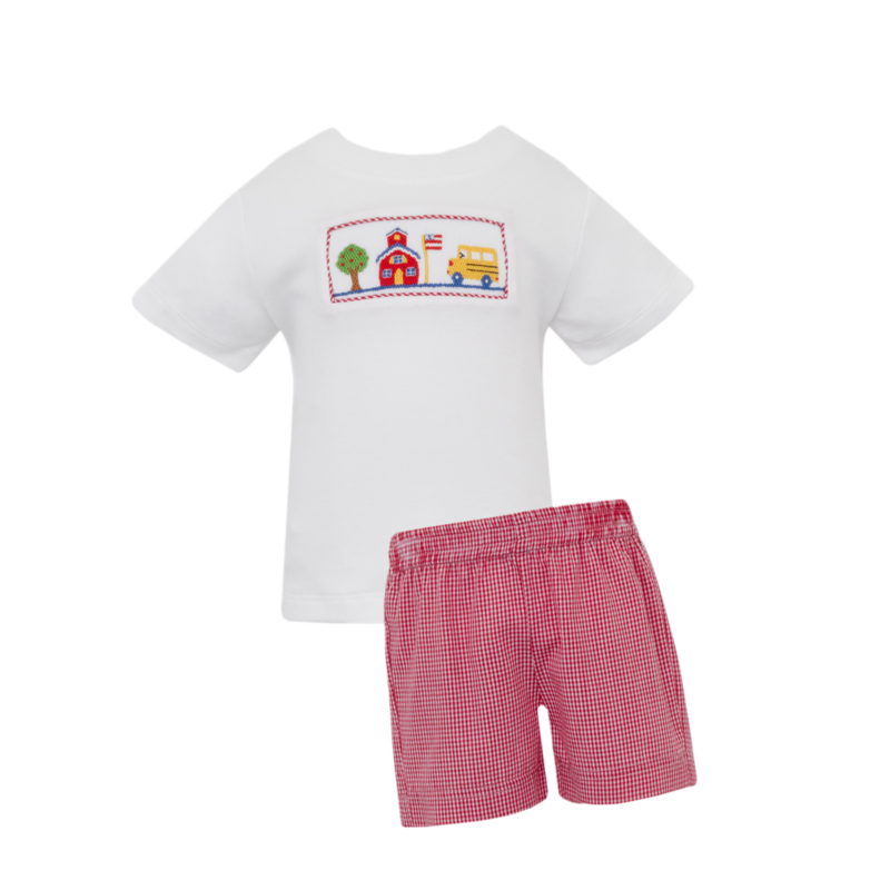 Petit Bebe Petit Bebe Back to School Short Set
