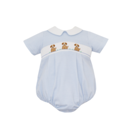 Petit Bebe Petit Bebe Puppies Blue Collared Bubble