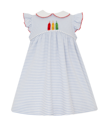 Petit Bebe Petit Bebe Crayons Stripe Dress