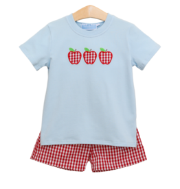 Trotter Street Kids Trotter Street Kids Apple Trio Short Set