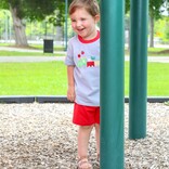 Trotter Street Kids Trotter Street Kids School Supplies Train Short Set