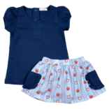 Baby Loren Back to School Skort Set