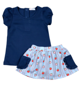 Baby Loren Back to School Skort Set