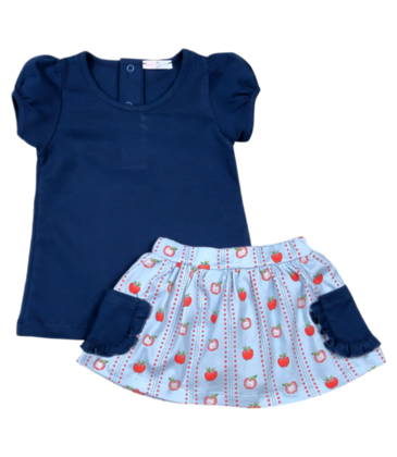 Baby Loren Back to School Skort Set