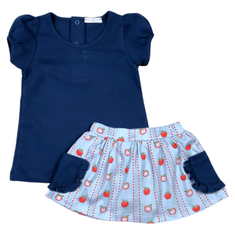 Baby Loren Back to School Skort Set
