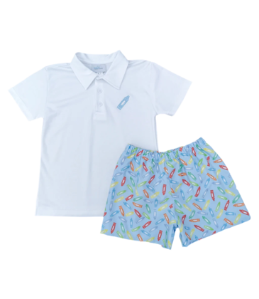 James & Lottie James & Lottie Back to School Conrad Shorts