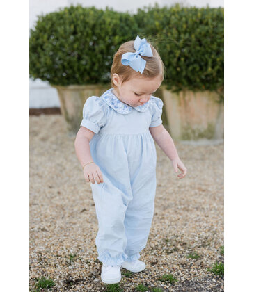 James & Lottie James & Lottie Blue Floral Cord Payton Long Bubble