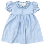 James & Lottie James & Lottie Blue Floral Cord Ava Dress