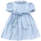 James & Lottie James & Lottie Blue Floral Cord Ava Dress