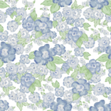 James & Lottie James & Lottie Blue Floral Cord Ava Dress