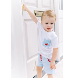 The Proper Peony The Proper Peony School Days Soft Blue Shorts