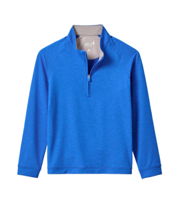 Johnnie-O Freeborne Performance Pullover - Palisades Blue
