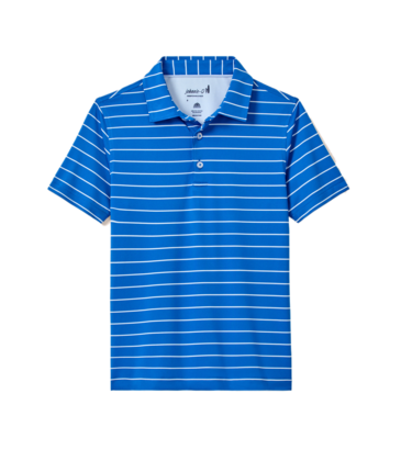Johnnie-O Kerwin Performance Mesh Polo - Palisades Blue