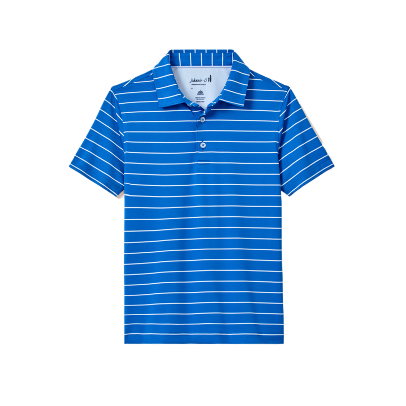 Johnnie-O Kerwin Performance Mesh Polo - Palisades Blue