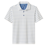 Johnnie-O Kerwin Performance Mesh Polo - Tide