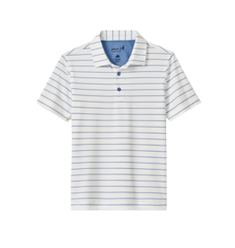 Johnnie-O Kerwin Performance Mesh Polo - Tide