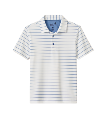 Johnnie-O Kerwin Performance Mesh Polo - Tide