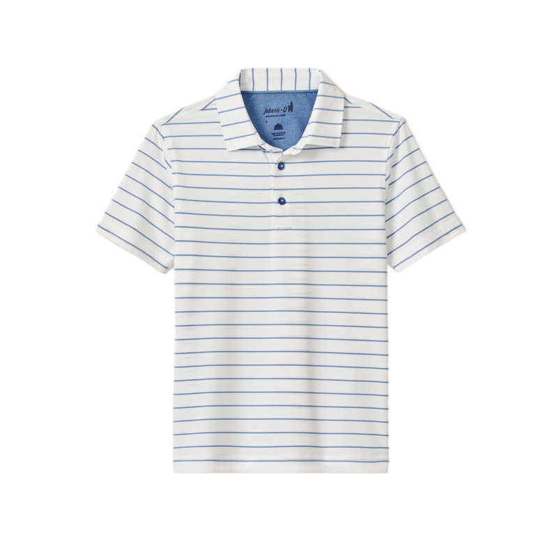 Johnnie-O Kerwin Performance Mesh Polo - Tide
