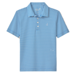 Johnnie-O Dru Performance Mesh Polo - Palisades Blue