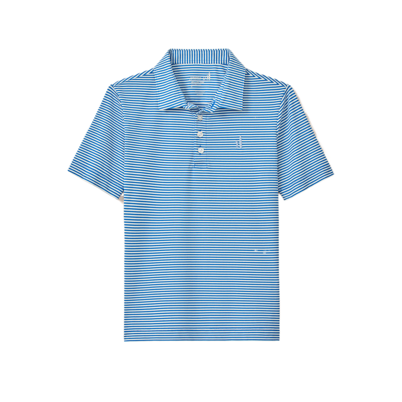 Johnnie-O Dru Performance Mesh Polo - Palisades Blue