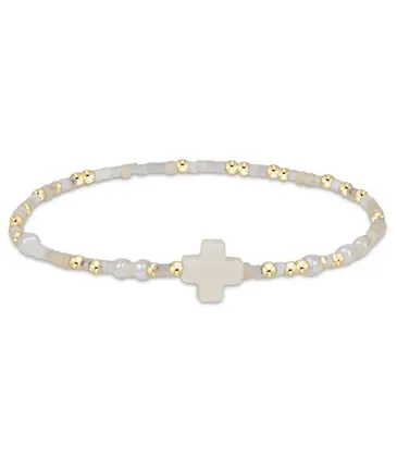 enewton enewton egirl Hope Unwritten Signature Cross Bracelet - Call Me On My Shellphone