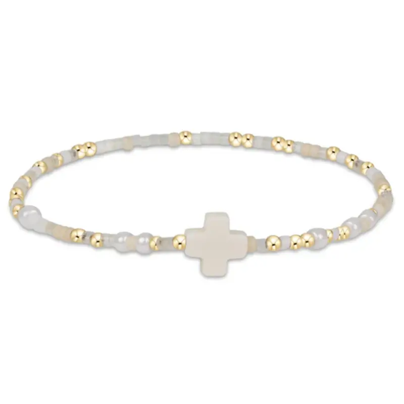 enewton enewton egirl Hope Unwritten Signature Cross Bracelet - Call Me On My Shellphone