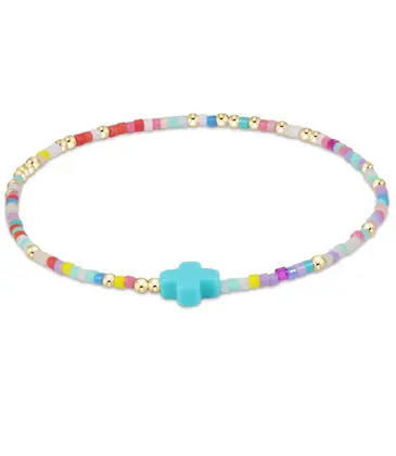 enewton enewton egirl Hope Unwritten Signature Cross Bracelet - Hot Mess