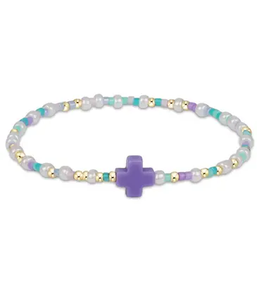 enewton enewton egirl Hope Unwritten Signature Cross Bracelet - How Do You Lilac Me Now?