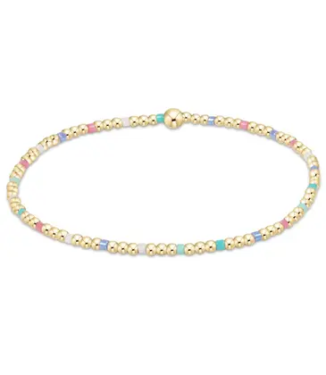 enewton enewton egirl Hope Sincerity Pattern 2mm Bead Bracelet - Hot Mess