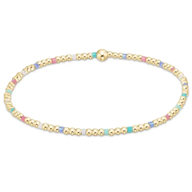 enewton enewton egirl Hope Sincerity Pattern 2mm Bead Bracelet - Hot Mess
