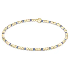 enewton enewton egirl Hope Sincerity Pattern 2mm Bead Bracelet - Bright Blue