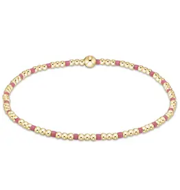 enewton enewton egirl Hope Sincerity Pattern 2mm Bead Bracelet - Bright Pink