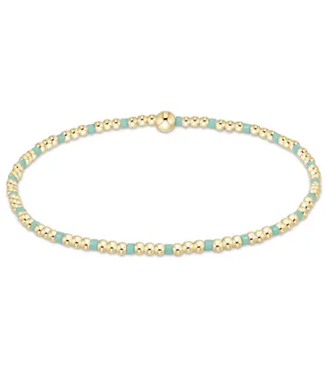 enewton enewton egirl Hope Sincerity Pattern 2mm Bead Bracelet - Mint