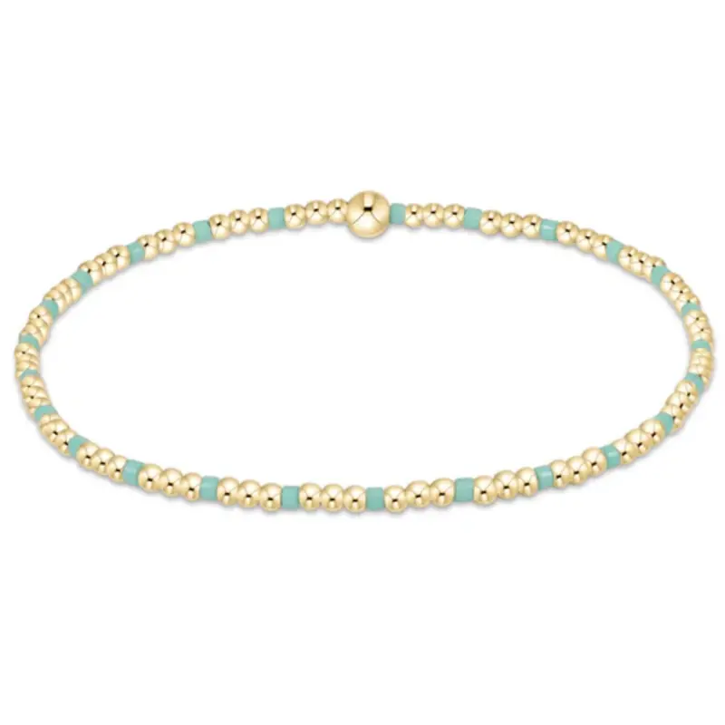 enewton enewton egirl Hope Sincerity Pattern 2mm Bead Bracelet - Mint