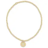 enewton enewton egirl Classic Gold 2mm Bead Bracelet - Blessed Small Gold Disc