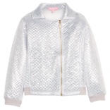 Bisby Bisby Silver Quilted Moto Jacket