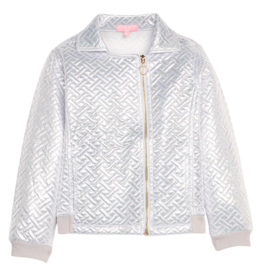 Bisby Bisby Silver Quilted Moto Jacket