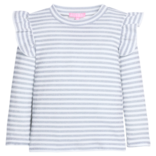 Bisby Bisby Silver Stripe Sadie Top